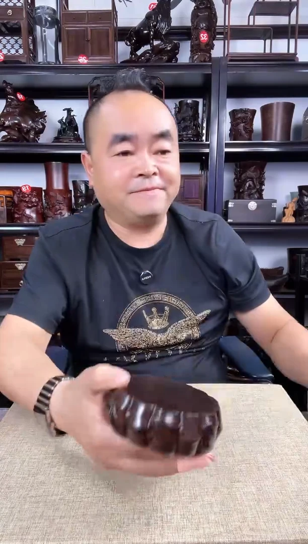 木小小竹节圆老李红木工艺品