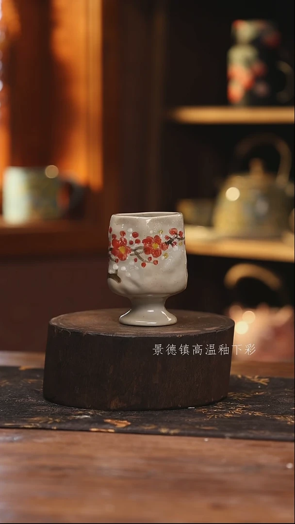 陶瓷景德镇高温釉下手绘陶瓷@L270@