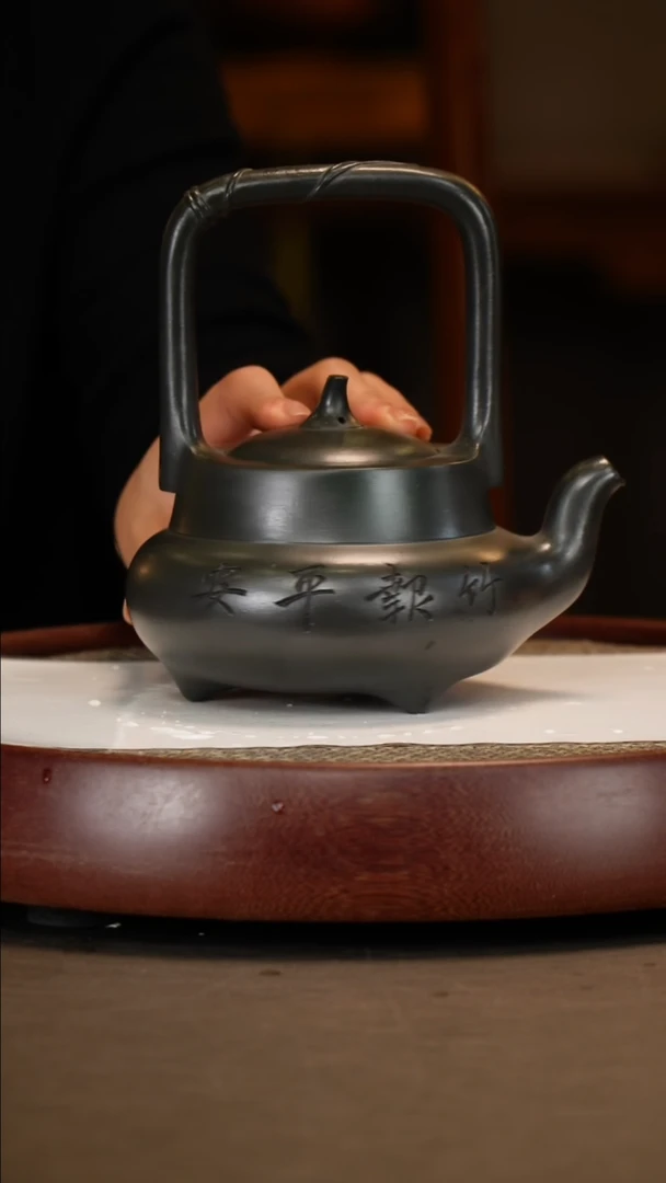 【闪购商品】紫砂茶壶【吴顺华】北瓜提梁