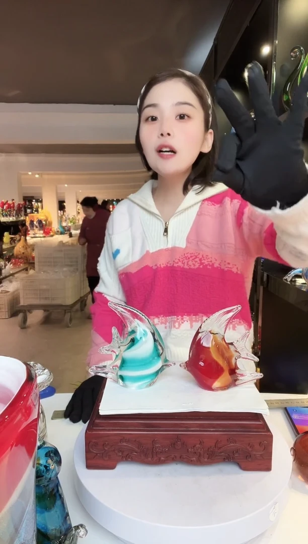 【闪购商品】茶盏纯手工热塑小鱼