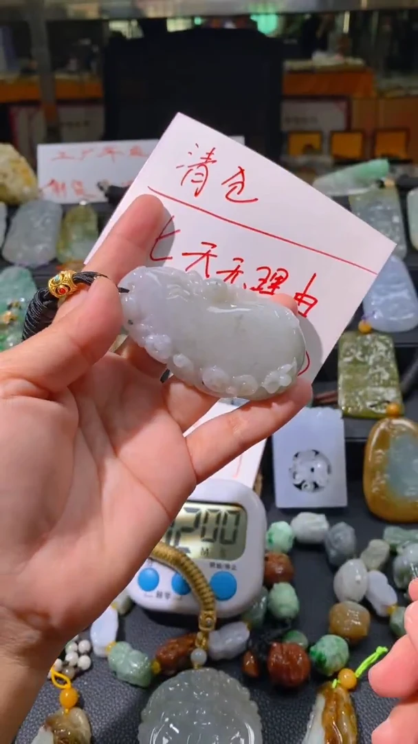 【闪购商品】翡翠颈饰未镶嵌挂件