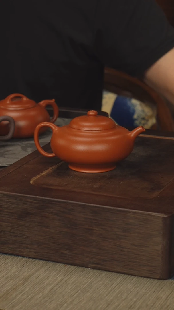 茶壶紫砂半手工140容量
