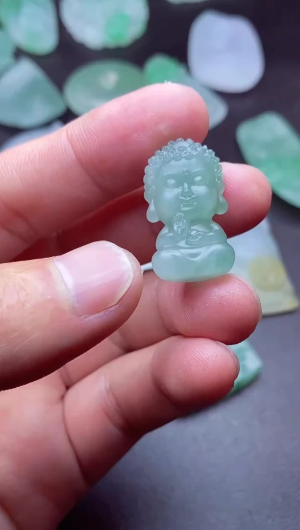 未镶嵌定制翡翠空**眸a货翡翠