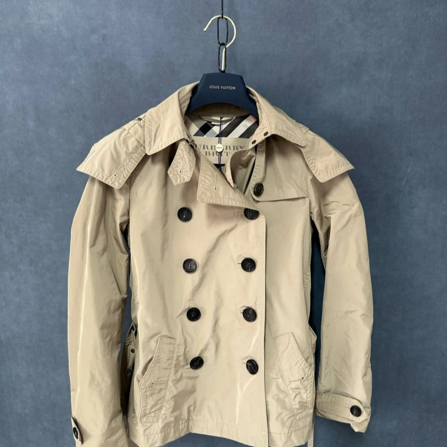 99新 BURBERRY/博柏利 海囤/巴宝莉/uk6码/【风衣】/bs37284