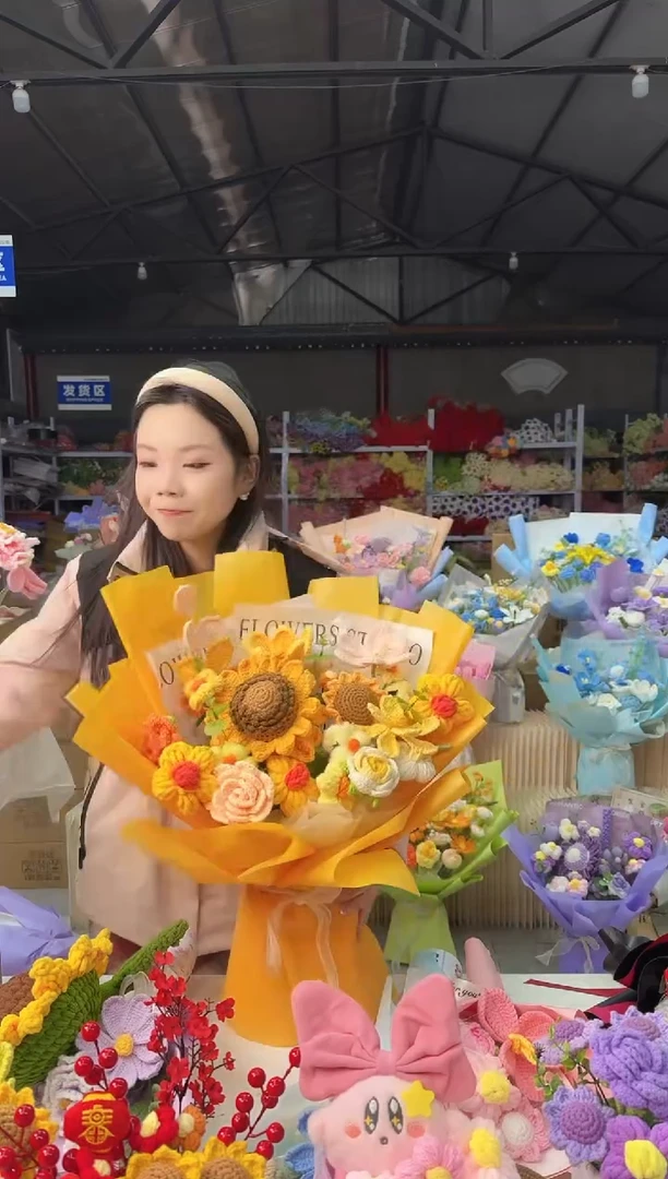 非遗手工花束，孤品清仓！！