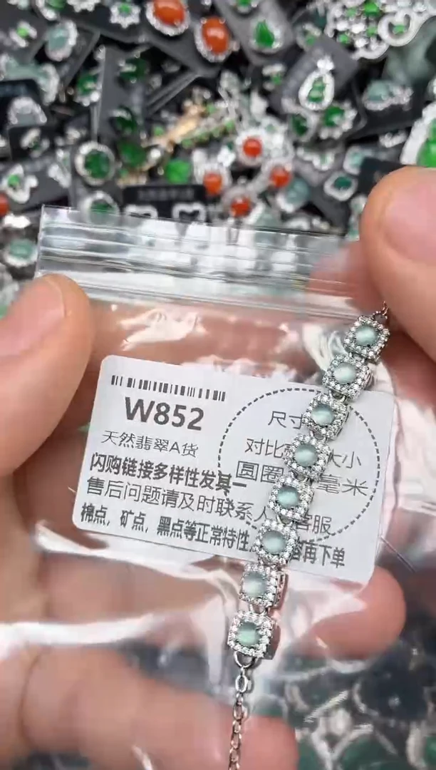 颈饰未镶嵌翡翠W852手链