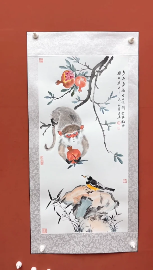 国画王建华老师现场创作 42