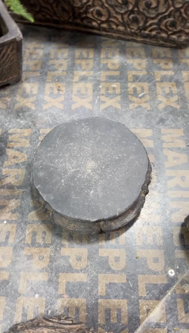 陶土【火山泥】金箍坛底座
