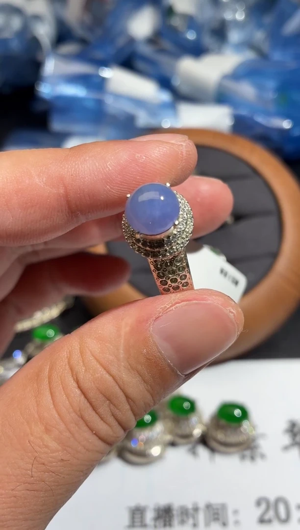 翡翠裸石天然翡翠【24949】8.8*5mm