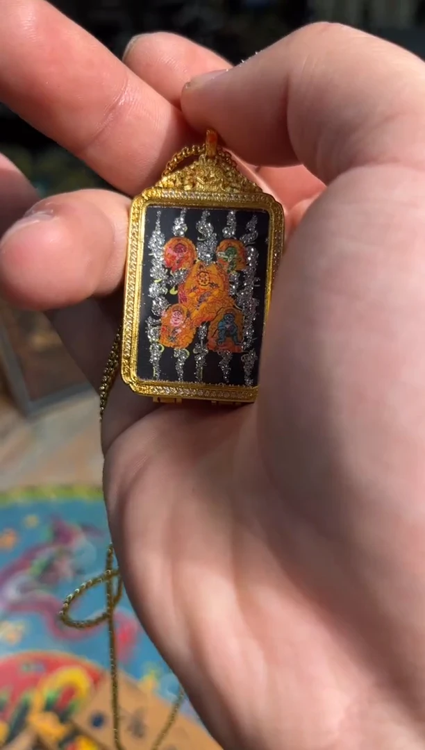 卷轴画子子的唐卡tk160