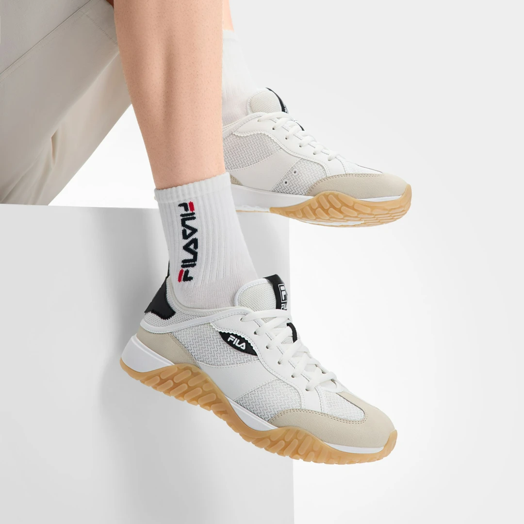 Fila/斐乐男子【DUNE FLOW时尚德训休闲复古】板鞋F12M523211F