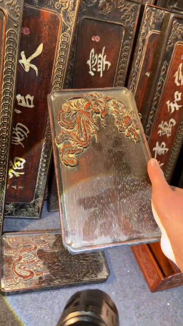 【闪购商品】非洲紫檀（红花梨）赏盘