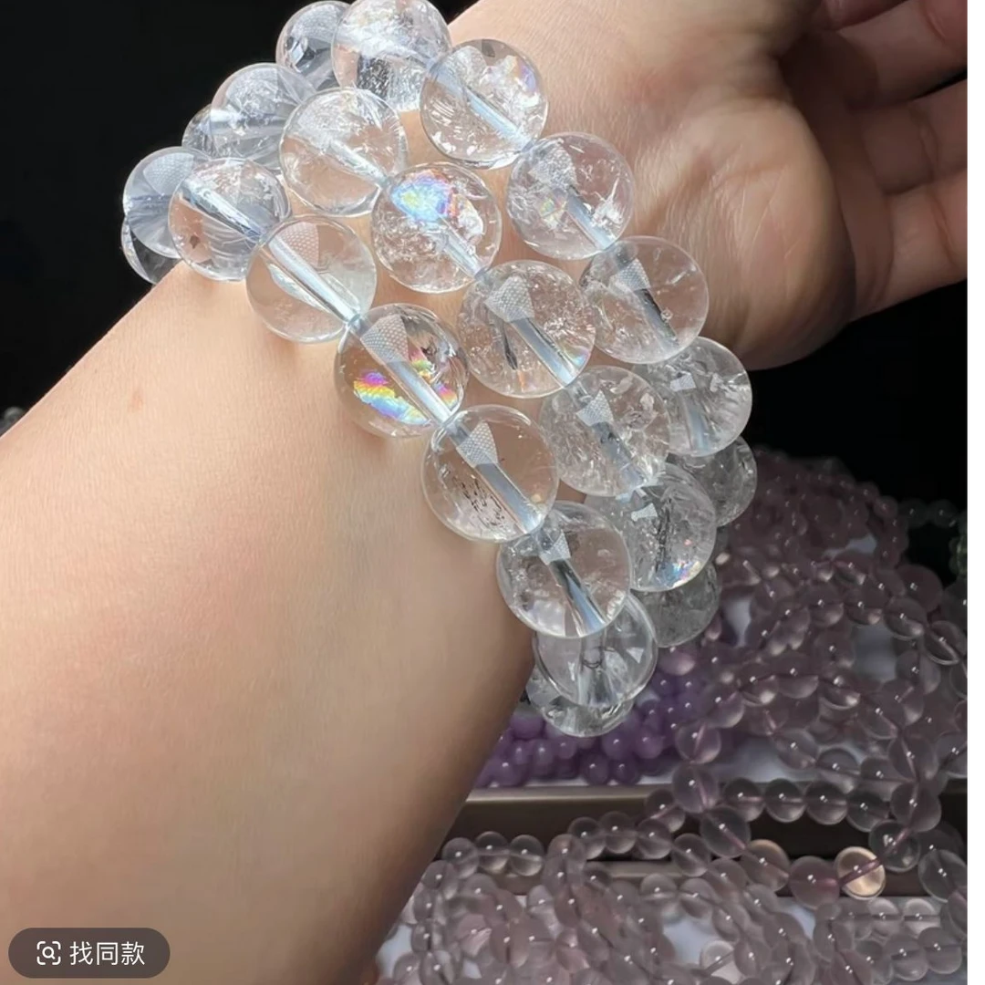 白阿塞手链12mm双A净体经典款