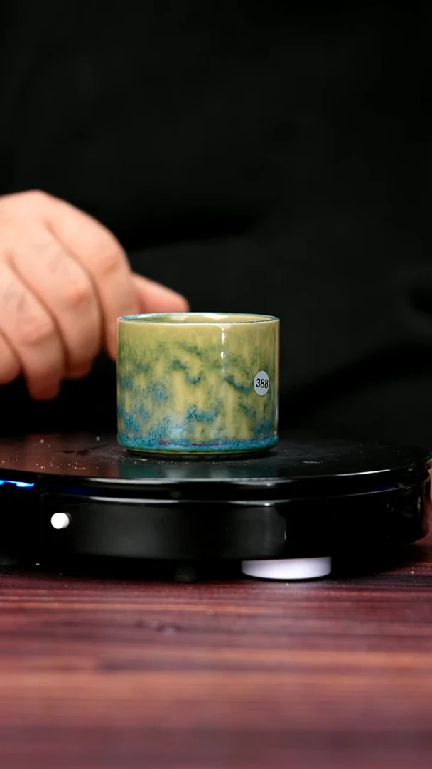 其他388#盼龙窑一级品原矿钧瓷扳指杯