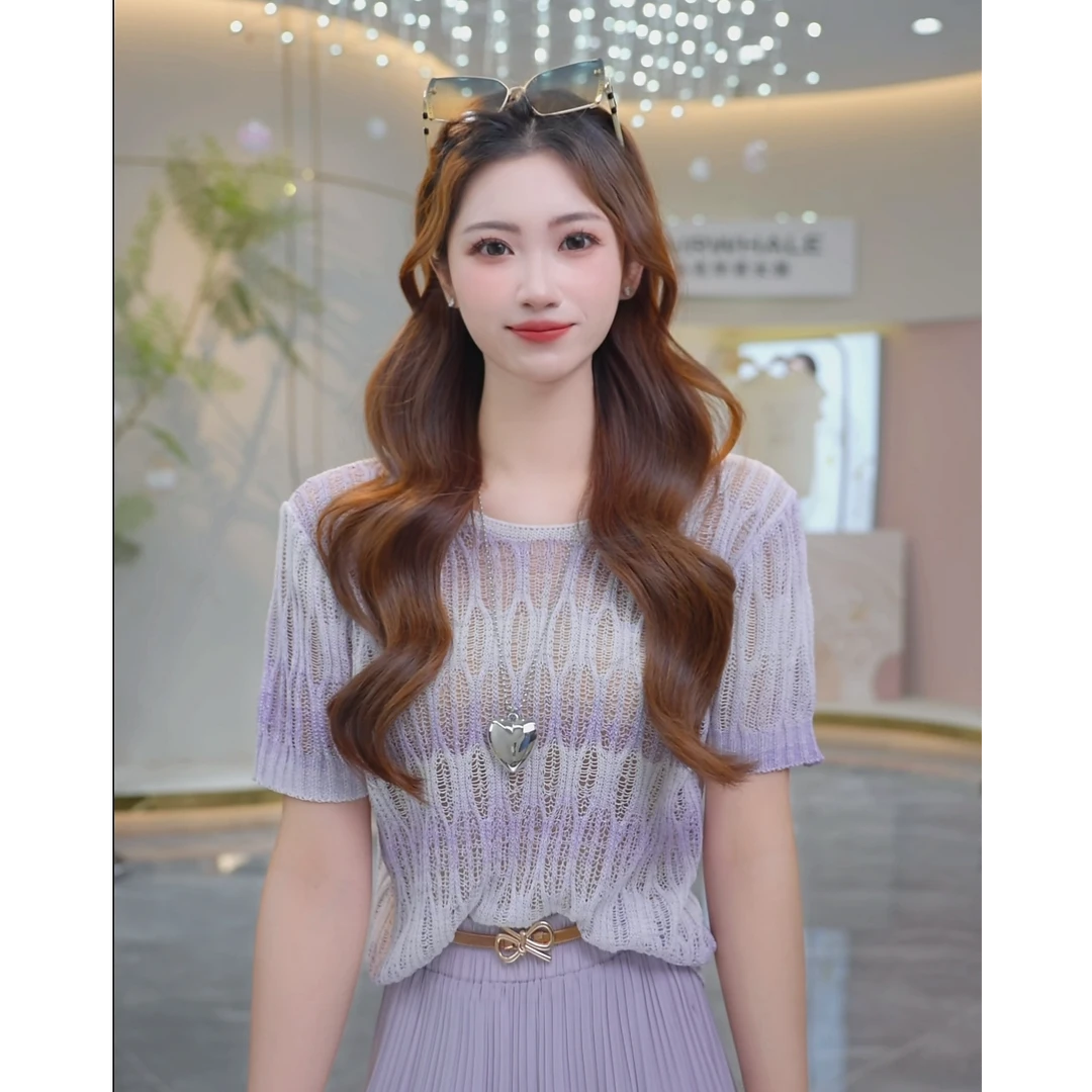 马克华菲衬衫女短袖2025夏季新款韩版时尚小众百搭设计感显瘦上衣