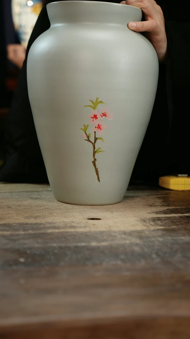 【闪购商品】瓷片景德镇纯手工釉下彩精品花瓶