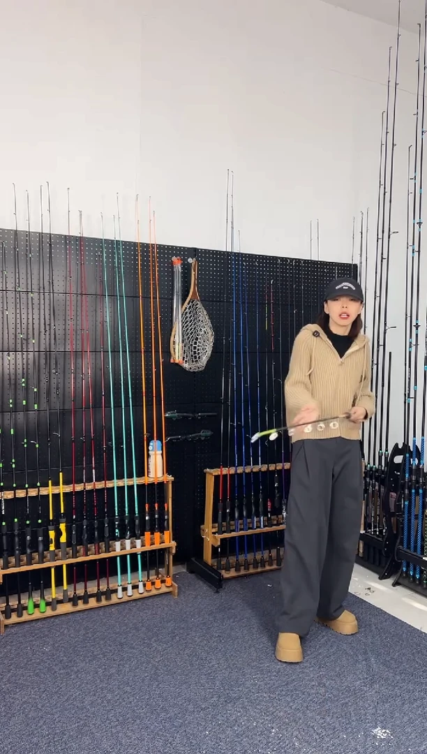 1.8m碳素绿浪1.8米枪柄（瑕疵尾货竿，没有售后，介意勿拍）