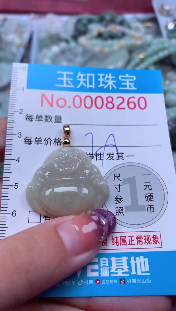 翡翠未镶嵌吊坠(不含链)8260