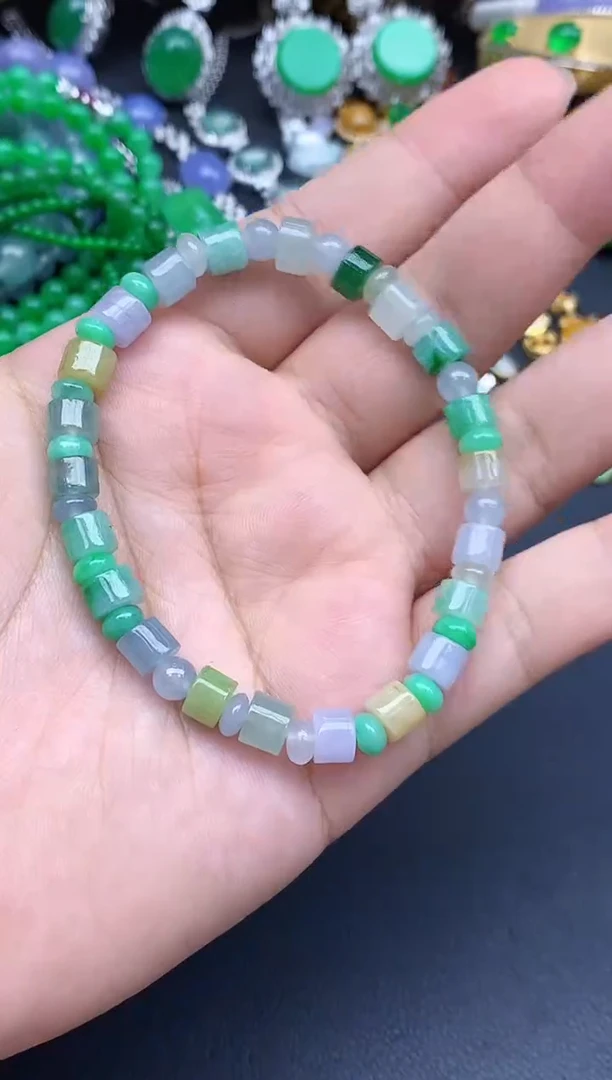 未镶嵌手链翡翠96-春日珠宝