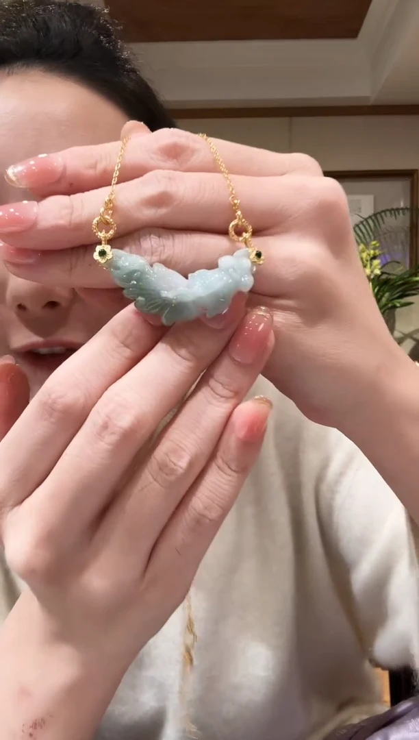 【闪购商品】翡翠颈饰未镶嵌国风