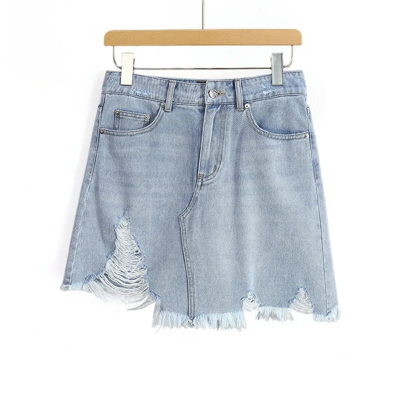 Q338-伍莎服饰云仓百搭时尚新款夏季半裙#VID36Q006