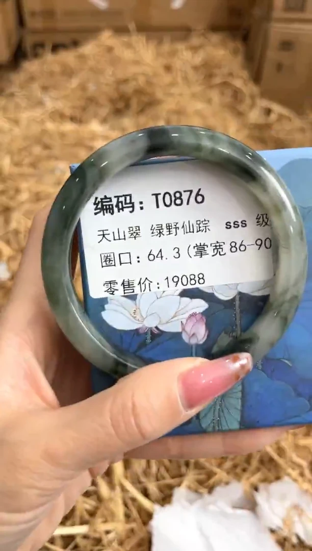 未镶嵌手镯石英质玉T0876