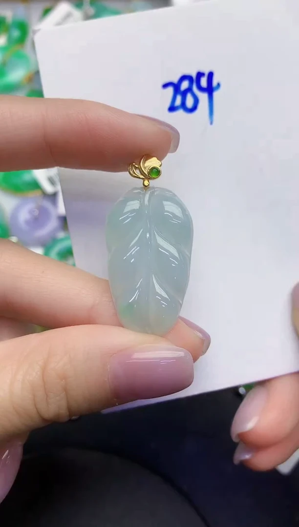 颈饰未镶嵌翡翠缅甸天然翡翠A货