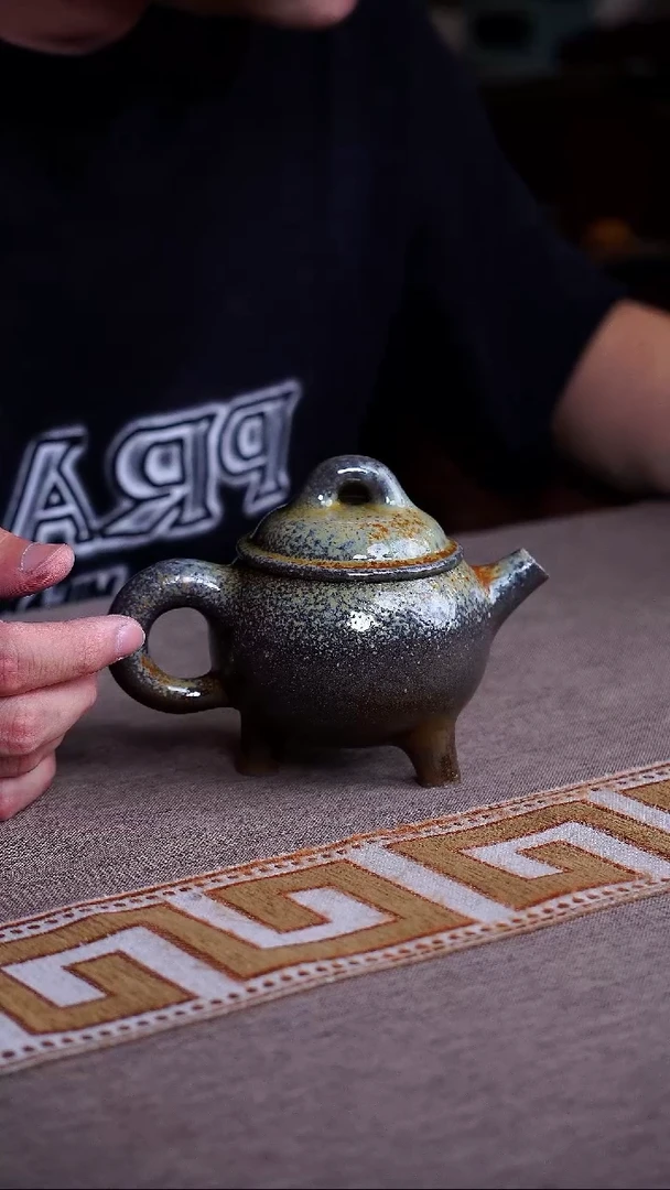 茶壶紫砂宜兴紫砂柴烧