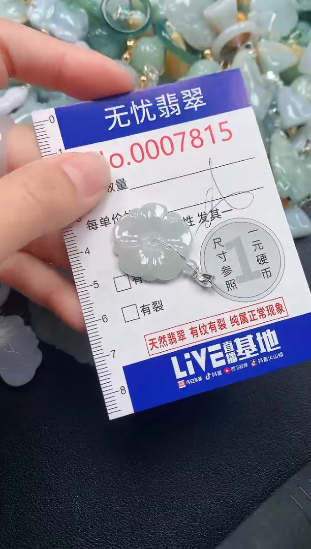 吊坠(不含链)未镶嵌翡翠7815