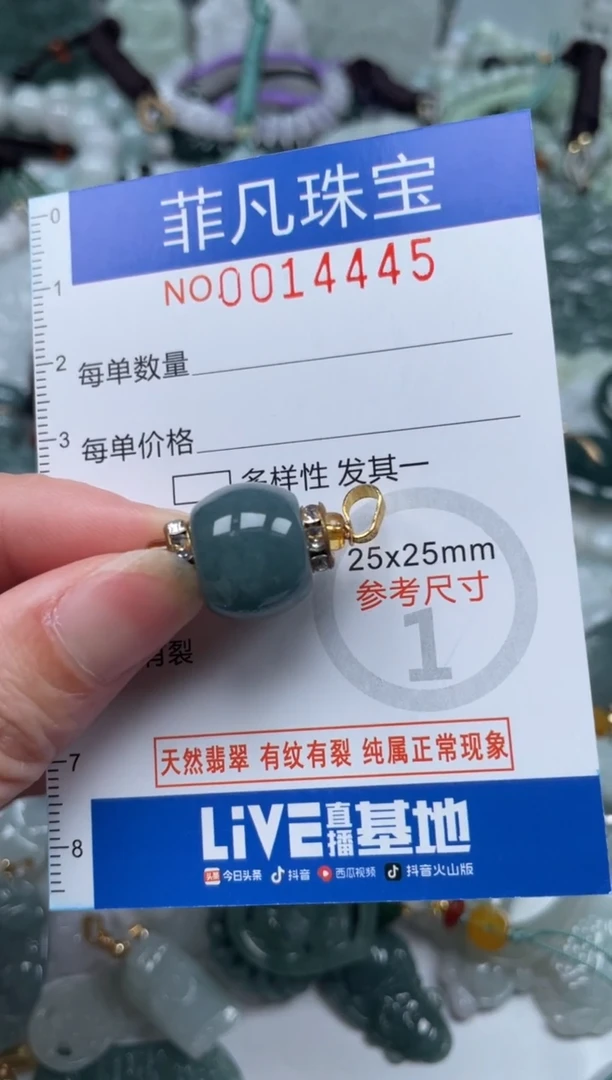 颈饰未镶嵌翡翠14445