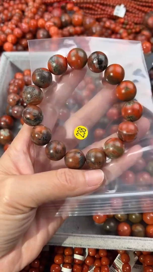 南红玛瑙手串未镶嵌14+