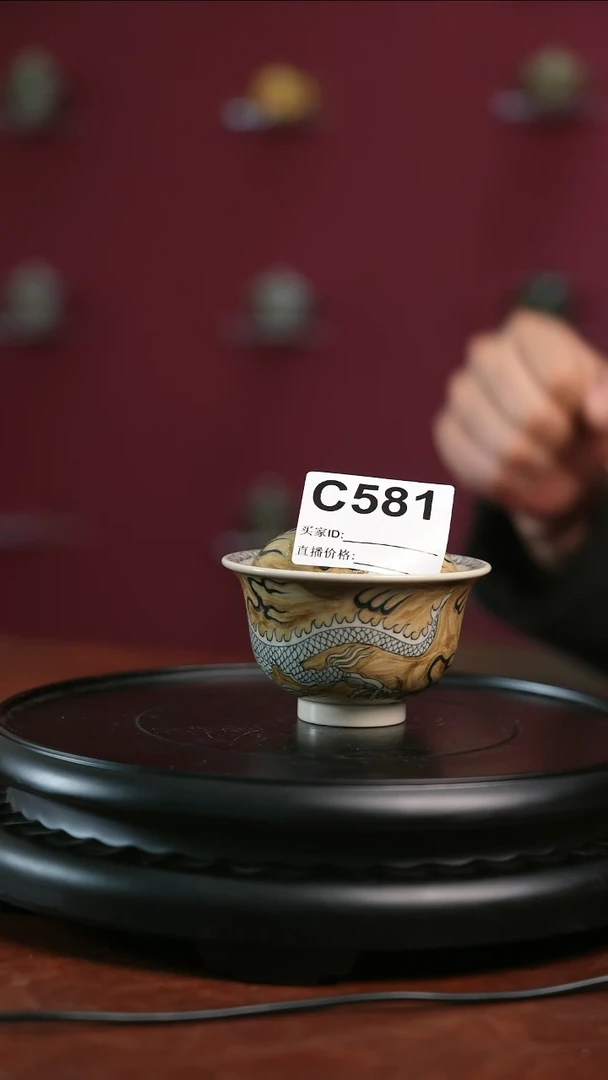 【闪购商品】瓷片景德镇陶瓷盖碗581