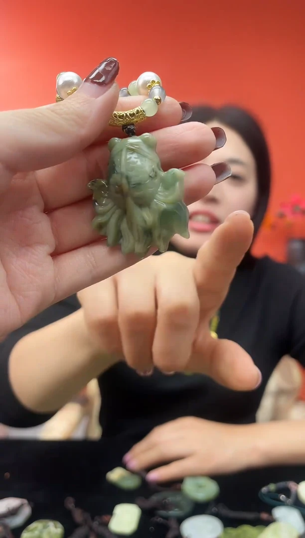 未镶嵌岫玉吊坠多样性发货拍一发一