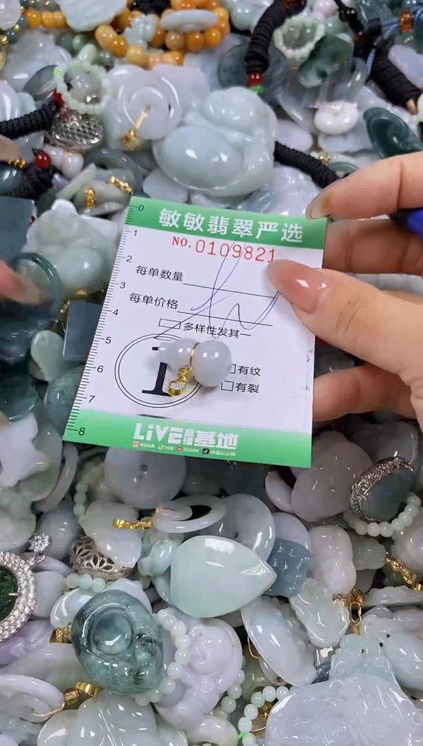 【闪购商品】翡翠颈饰未镶嵌闪购0109821多样性发其一