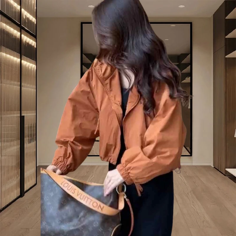 超好看独特漂亮外套女2025夏季新款小个子薄款防晒衣休闲运动夹克