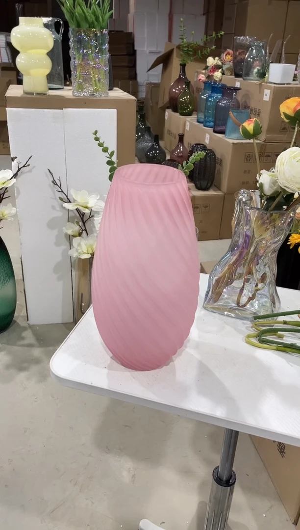 【闪购商品】无铅玻璃粉色澎湖湾大号