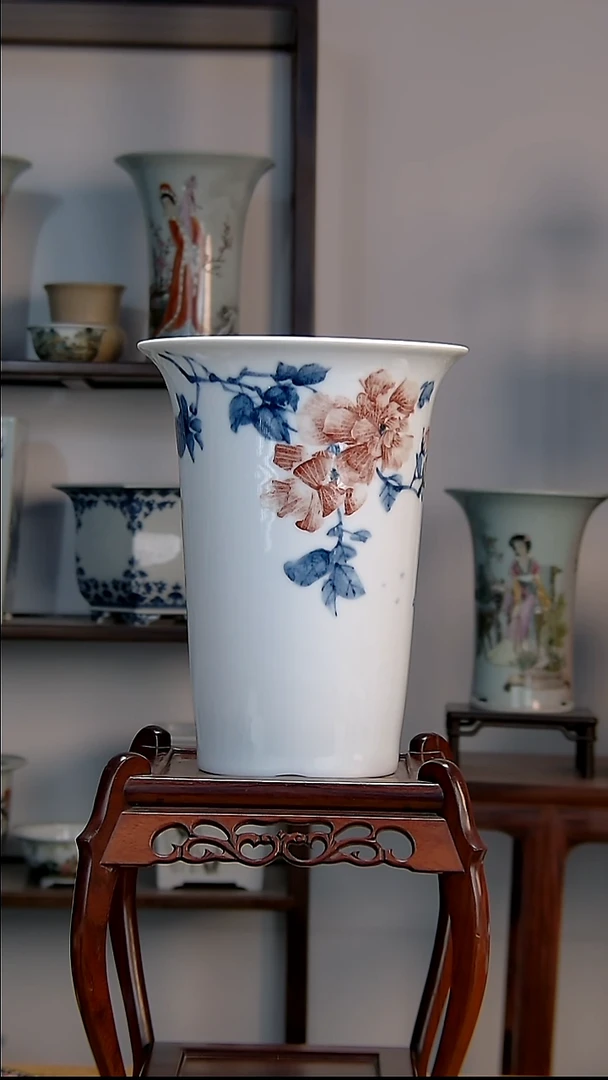 景德镇陶瓷手工花盆