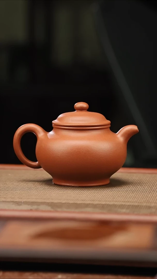 茶壶紫砂多只  小红泥 230毫升