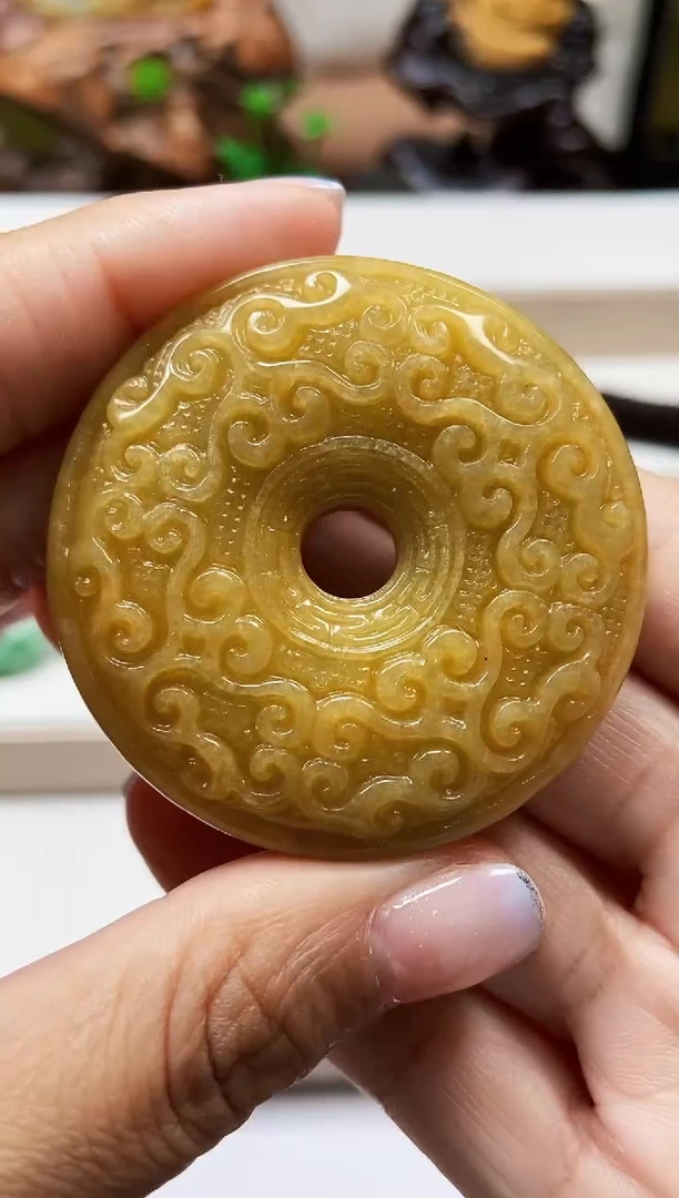 颈饰未镶嵌翡翠翡翠A货