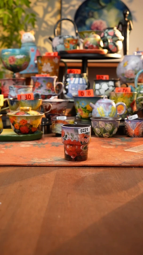 瓷片景德镇手工手绘221