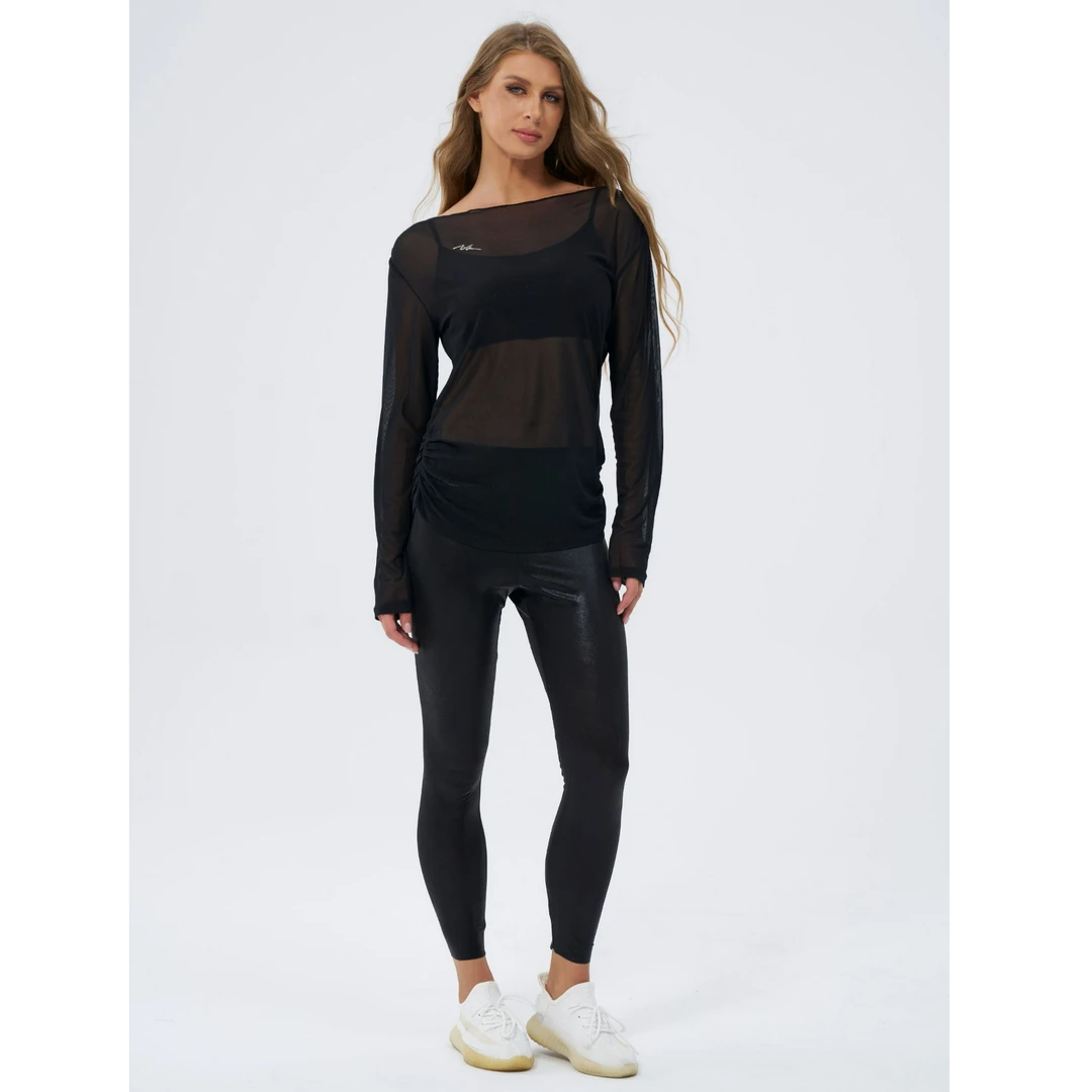 Nj2006早春季性感正反两穿修身瑜伽服女新款