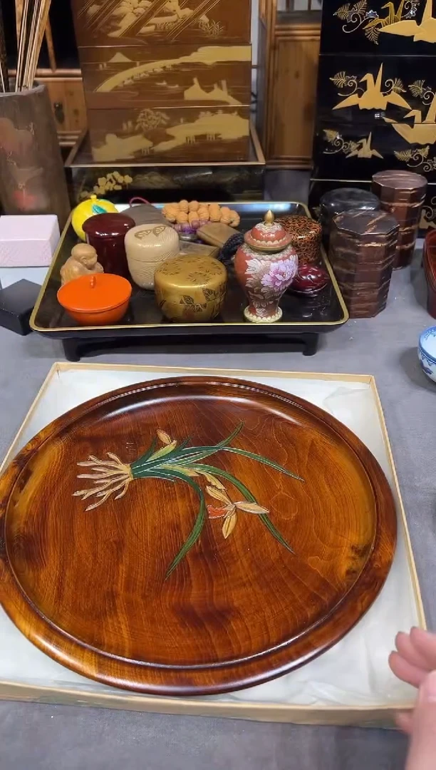 乌城雕 茶盘 大漆漆器大漆漆器