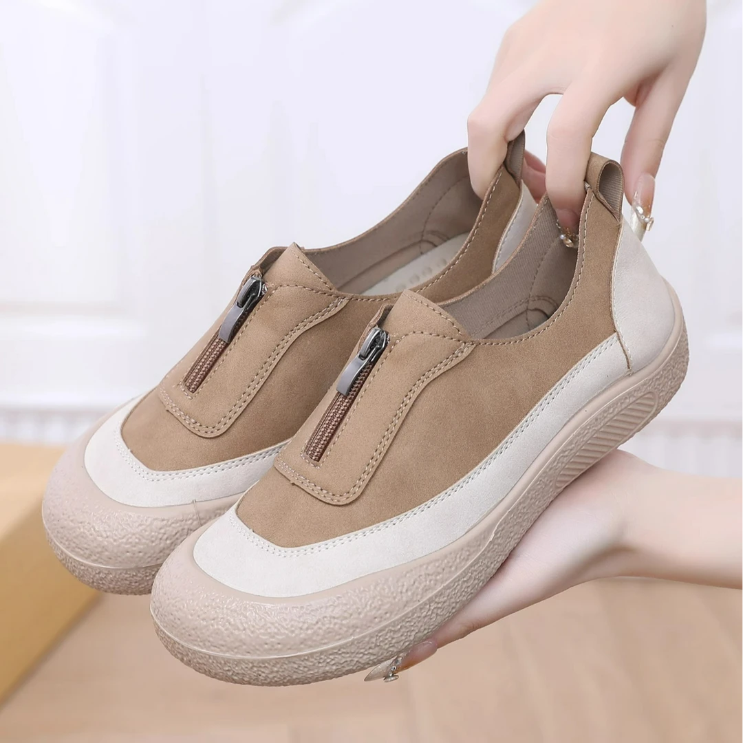 老北京布鞋女春季新款时尚女鞋百搭一脚蹬休闲鞋透气妈妈鞋懒人鞋