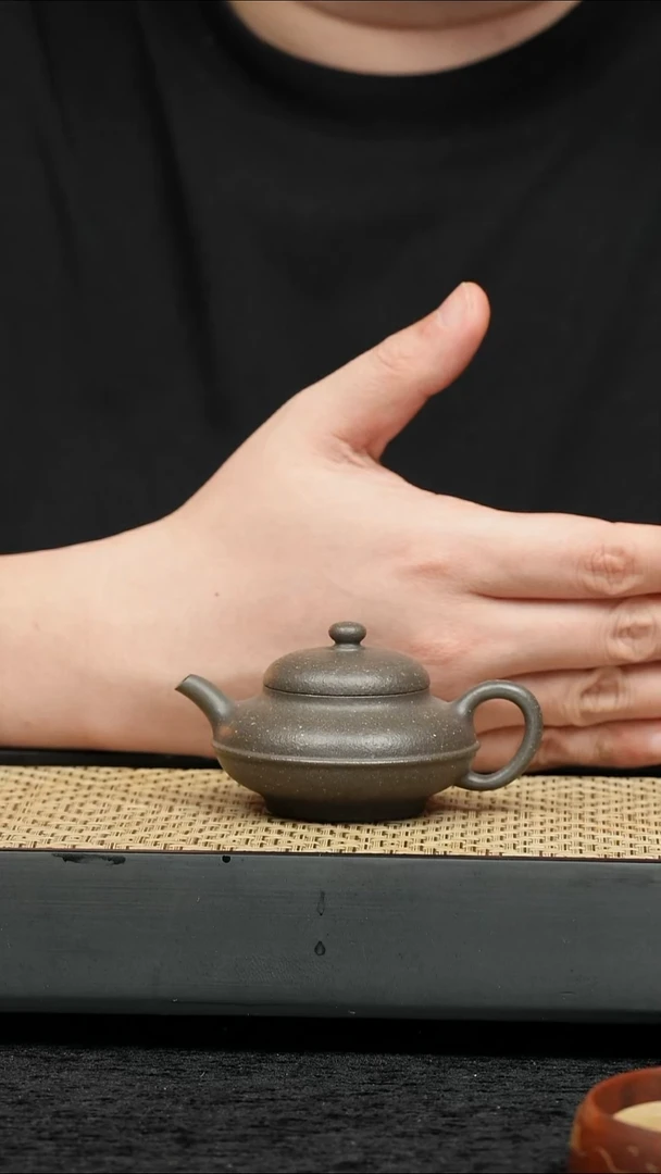 茶壶紫砂五堂 线圆-陈砺成-手工炼泥