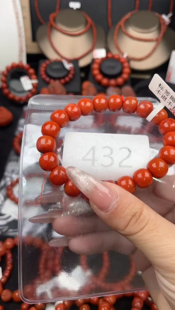 【闪购商品】南红玛瑙手串未镶嵌432-10mm+