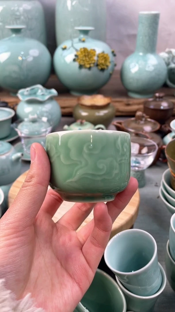 【闪购商品】特价 微瑕 慧仙青瓷