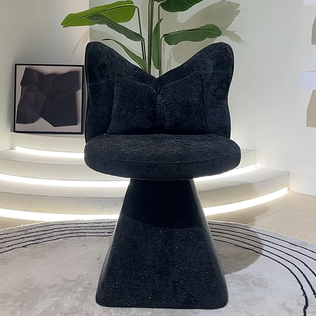 梳妆凳椅子家用网红轻奢蝴蝶梳妆椅卧室女孩化妆旋转化妆椅