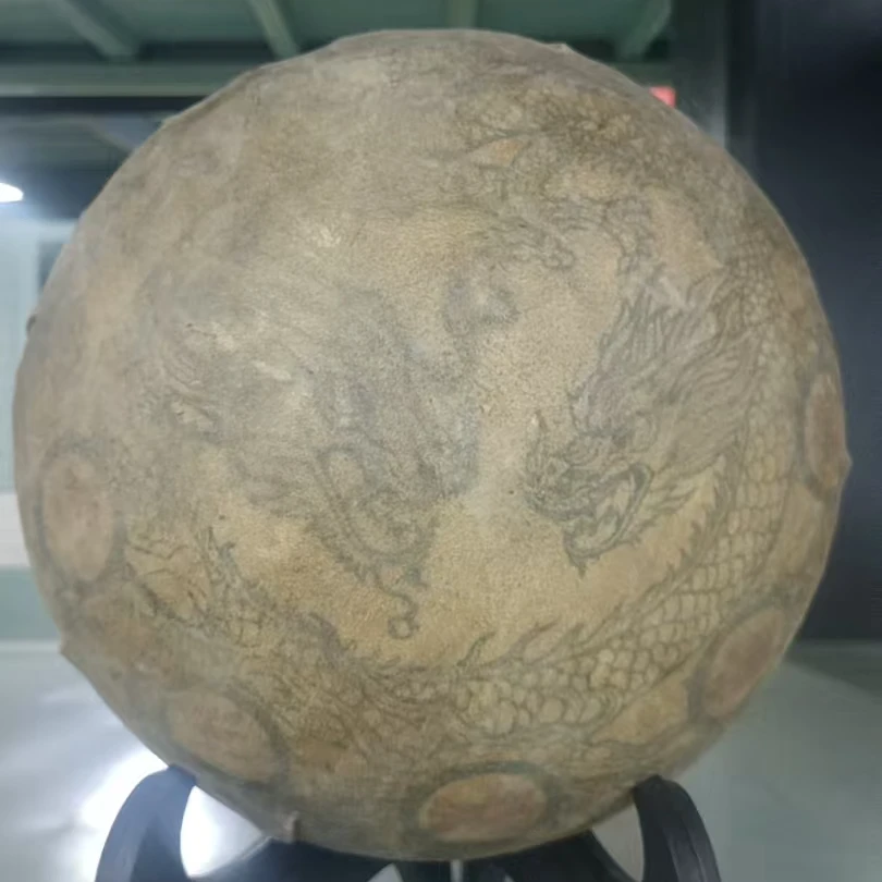 60年代雍正鸿泰昌羊皮龙团普洱生茶沱2KG