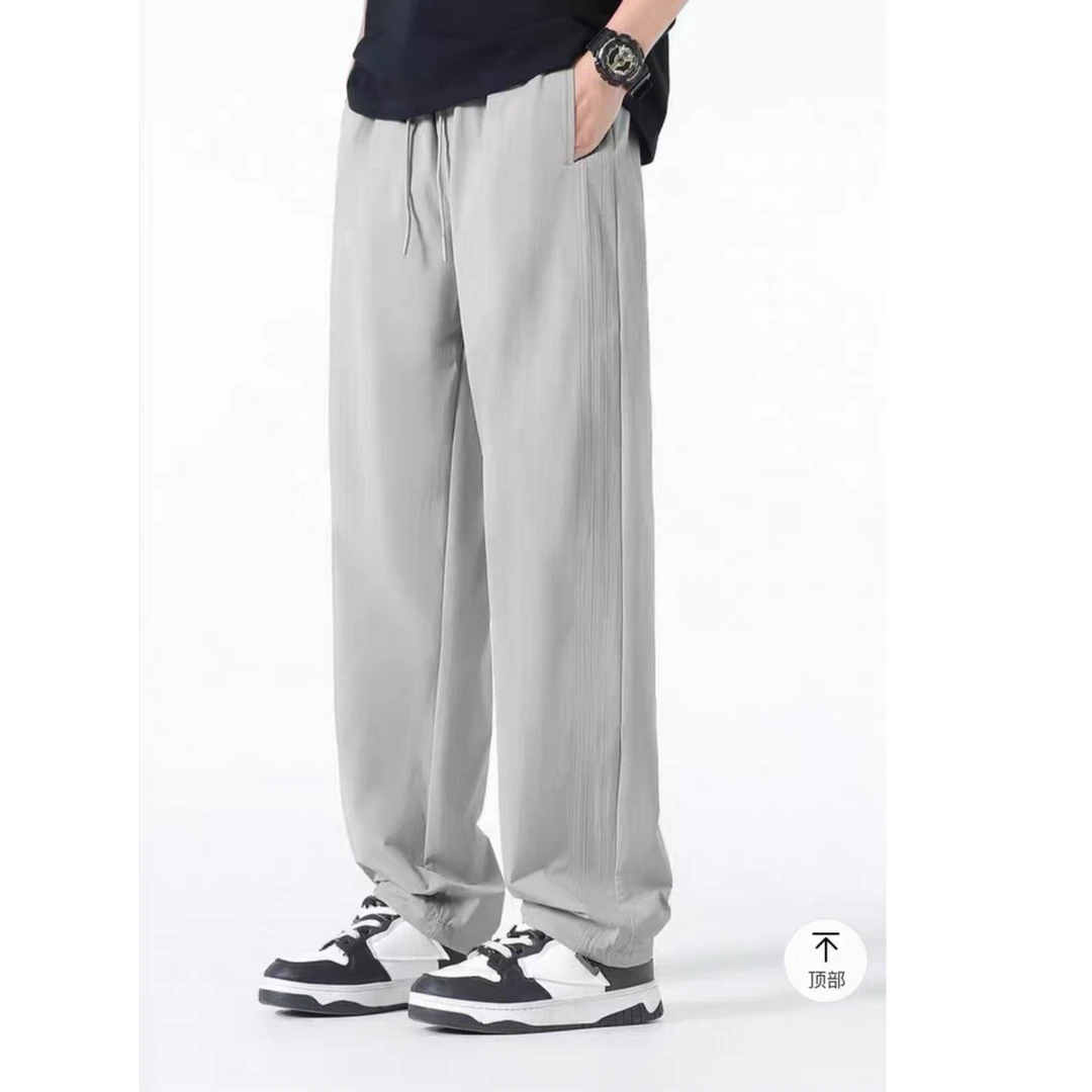 【繁花速干】夏季薄款裤子男立体剪裁裤子潮流百搭凉感休闲裤085#