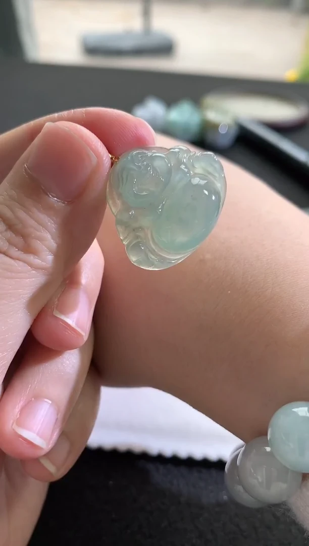 未镶嵌挂件翡翠佛公F1523-172